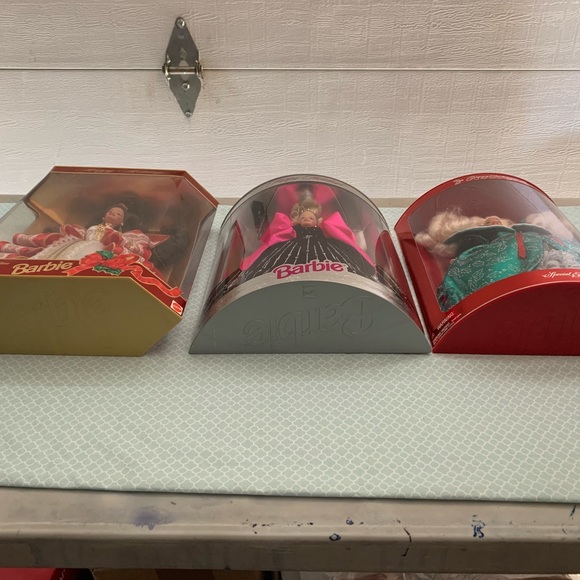 Vintage holiday Barbie lot-1995 1997 1998 RARE box misprints and xtras. NRFB - Picture 6 of 7